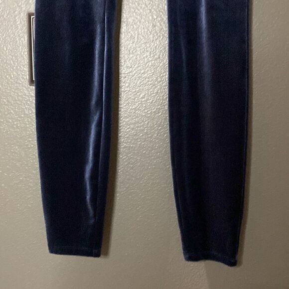 J.Crew Blue Velour Leggings Stretch - Picture 7 of 11